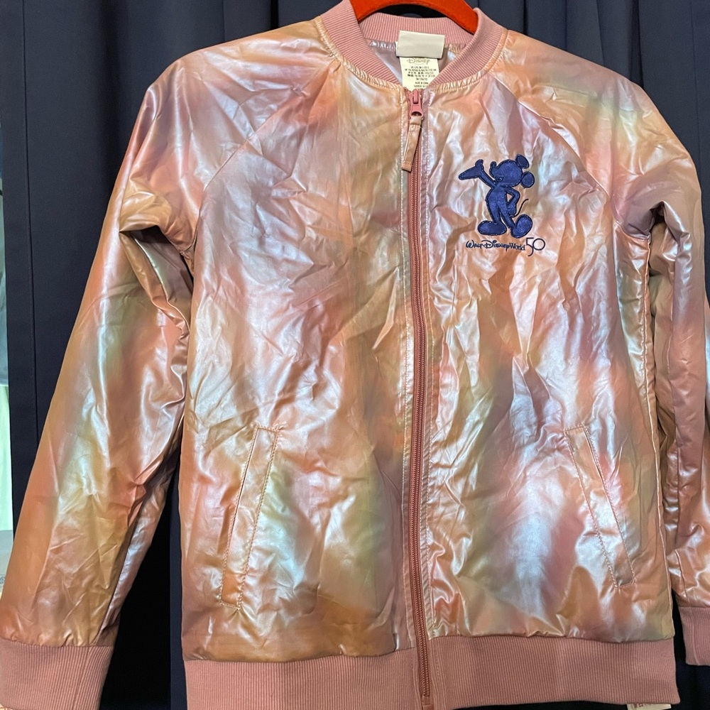 Disney 50th Anniversary Iridescent Pink Kids  Jacket